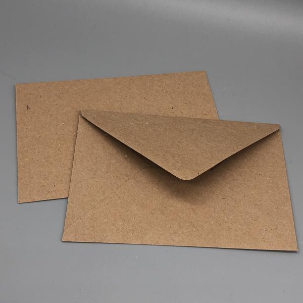 Umschlag C6 Papier Grußkarten kraft braun